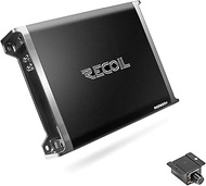 Recoil RED600-1 1320 Watts Class-D Car Audio Mono-Block Subwoofer Amplifier, 1 Ohm Stable, Remote Ba