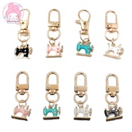 Aosunyuk 4pcs Keychains – A Of Memory & Meaning, Vintage Miniature Enamel Metal Keychain EN
