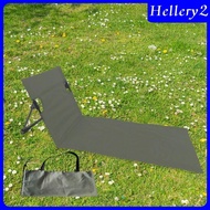 [Hellery2] Folding Beach Chair with Back Support Foldable Chair Pad Camping Chair Stadium Chair for Sunbathing Outdoor Concerts Travel