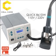 QUICK 861DW Hot Air Rework Station PCB Soldering Repair Tool Machine Intelligent Digital Display 220