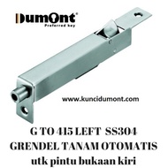 GRENDEL TANAM OTOMATIS PINTU DOUBLE KAYU BUKA KIRI 6" SS 415 DUMONT