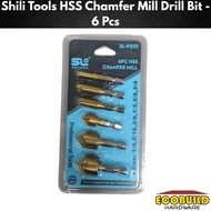 Shili Tools HSS Chamfer Mill Drill Bit - 6 Pcs