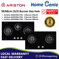 Ariston AGG3780TS/ AGG2780TS/ AGG3880TS (78cm/88cm) 2/3 Burner Kitchen Hob (Town Gas)
