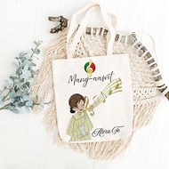 Canvas Tote Bag personalized Hymnal tote bag