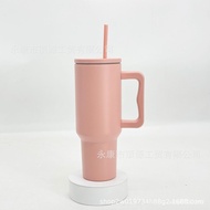 Cup Car Ice Cup Fourth Generation Portable Cold Handle Ba Capacity Straw New Style Car Beer Cup Warr