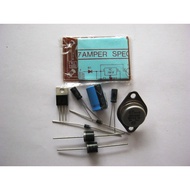 DIY PCB 7 Ampere Special Adapter and Transistor Components 2N3055
