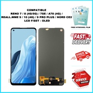 COMPATIBLE TC RENO 7 / 8 (4G / 5G) / 7SE / A78 (4G) / REALLMME 9 / 10 (4G) / 9 PRO PLUS / NORZ CE 2 