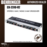 Behringer Super-X Pro CX2310 V2 Stereo 2-way / Mono 3-way Crossover (CX-2310 / CX2310V2 / CX2310-V2)