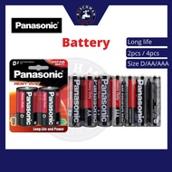 Original Panasonic Heavy Duty Batteries Size D Battery Panasonic AA AAA D Heavy Duty battery High Qu
