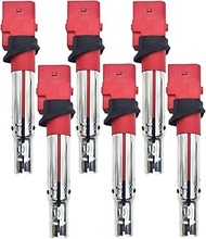 HIGH ENERGY IGNITION COIL 022905715 95560210100 UF635 UF661 UF616 SET OF 6 COMPATIBLE WITH Audi A3 Q