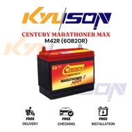 Century Marathoner Max EFB [ M42 | M42L | M42R | 60B20L | 60B20R ] - Maintenance Free Stop Start Car Battery Bateri Kereta