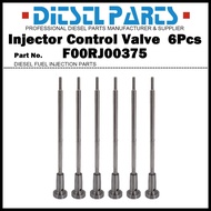 6Pcs Common Rail Fuel Injector Control Valve F00RJ00375 FOORJ00375 for Mitsubishi Fuso Trucks Buses 
