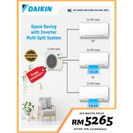 [FREE INSTALLATION] Daikin Multi Split Inverter R32 MKC MKM Seires