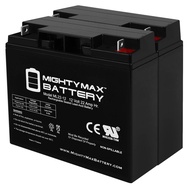 Mighty Max Battery ML22-12 - 12V 22AH UPS Battery Replaces 20Ah Kung Long WP20-12 - 2 Pack