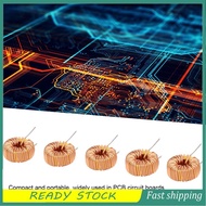 etto-MY Aumotop 20Pcs Toroid Core Inductor Wire Durable Copper Coil Durability-Optimized for PCB Cir