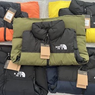 THE NORTH FACE แจ็คเก็ต1996เวอร์ชั่นอเมริกันแท้ดั้งเดิมเสื้อกล้ามผ้าฝ้ายสำหรับทั้งชายหญิงเสื้อกั๊กกั