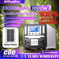 Portable Power Station Outdoor Powerbank Camping AC Solar Generator Charger 300W/600W/1000W