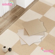 AHTY Carpet Floor Tiles Sticker, 40x40cm Self Adhesive Rug Carpet Tiles, DIY Peel and Stick Square A