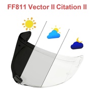 FF811 Photochromic Visor For Vector II Citation II Visera Casco Moto Helmet Face Shield Le