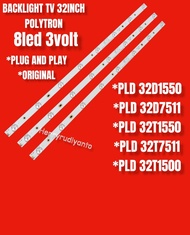 BACKLIGHT TV LED POLYTRON 32 INC PLD32T1500 PLD32T1550 PLD32T7511 PLD32D1500 PLD32D1550 PLD32D7511 P