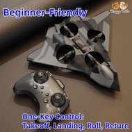 4DRC Remote Control Aircraft V32 Crash-Resistant Four-Axis Fighter Toy Glider Hovering Foam Drone