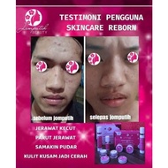 JOMPUTIH BEAUTY REBOND SKINCARE 3 IN 1 PUTIH GLOWING FLAWLESS ready stock