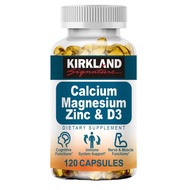 Calcium Magnesium Zinc Capsules Vitamin D3 Strengthens Bones Teeth Heart Nerves and Overall Health S