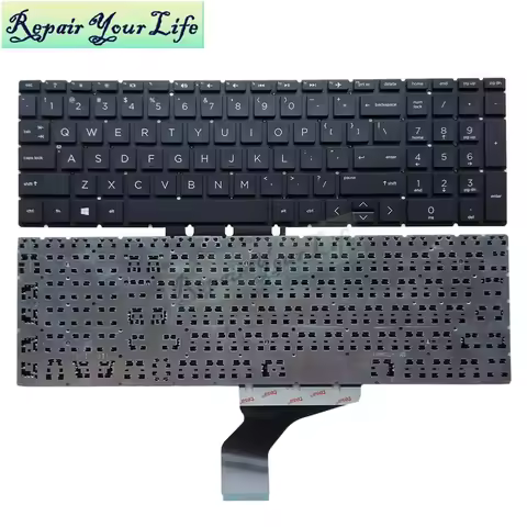 US Laptop Keyboard For HP Pavilion 15-DB 15-DR 15-DA 15T-DA 15-DU 15S-DU 250 255 G7 USA English Keyb
