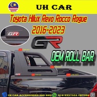 (GR WORD) Toyota Hilux Revo Rocco Rogue 2016-2024 GR Oem Roll Bar Rollbar Sport Bar Stainless Steel