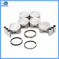 G6BA 6pcs Engine Piston Set For 2004-2006 Hyundai Tiburon Kia Optima 2.7L Car Accessories