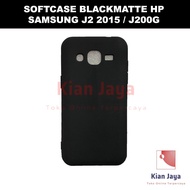 Softcase Blackmatte Handphone Samsung Galaxy J2 2015 / J200G / J200 Antishock, Casehp, Siliconcase, 