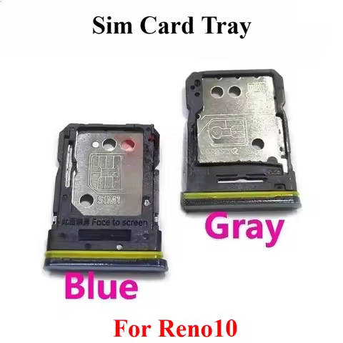 For OPPO Reno12 F Reno 12 5G 11 10 9 Pro Plus Reno9 Reno10 Reno11 pro SIM Card Tray Slot Holder Adap