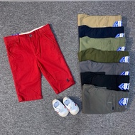 HIJAU MERAH Boys' Shorts Boys'/s in sage green, White Bw, Brown, black, grey, Navy, red & army green