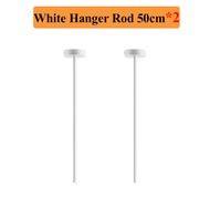 Thanh Ray Đèn Rọi Cho Đèn Rọi Đầu Nối Đèn Theo Dõi 2 Dây 0.5M Đầu Nối Ray Đèn Sân Khấu Màu Trắng Đen