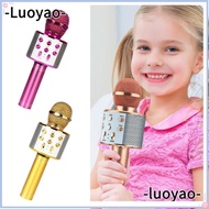 LUOYAO Wireless Karaoke Microphone, Reverb Sound Effects With Speaker Voice Changing Microphone, Por