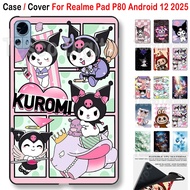 For Realme Pad P80 Android 12 2025 Tablet RealmePad P80 Fashion Cartoon Anime Painting Tablet Protec