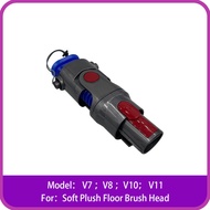 Soft Velvet Floor Brush Head Connector For Dyson V7 V8 V10 V11 Vacuum Cleaner Brush Head
