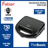 FABER 750w Sandwich Maker 2 Slices ( FSM-620 / FSM620 )