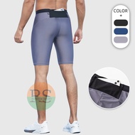Men's running tights RS23401 with back pocket for phone