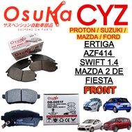 OSUKA Front Brake Pad Proton Ertiga Suzuki Swift Azf414 1.4 Mazda 2 DE 09Y Ford Fiesta 09Y Buatan Ma