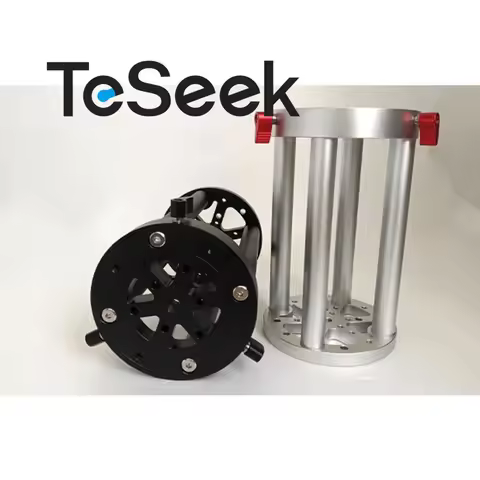 TeSeek QD-1 205mm/8.1" EQ Mount Pier Extension Accessory (Black) for ZWO iOptron and Sky-Watcher