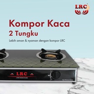 Kompor Gas Kaca 2 Tungku LRC