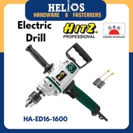 HITZ 1600W Corded Electric Drill Heavy Duty Hand Drill Power Drill Screwdriver Power Tools
