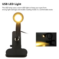 GOWENIC ไฟอ่านหนังสือ LED พร้อมคลิป USB ชาร์จได้ไฟอ่านหนังสือโคมไฟหัวเตียงบำรุงรักษาตาปรับได้ยืดหยุ่