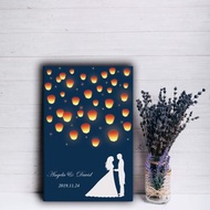 天燈 婚禮簽到 簽名綢 簽名軸 婚禮簽名板 婚禮簽名本 婚禮簽名綢