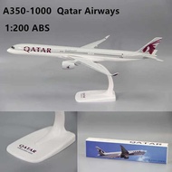 1:200 Aaaaa New Scale A350-1000 R Airways Aires ABS Plastic Airplane Model Aircraft Plane Assembly