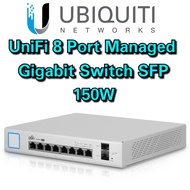 Ubiquiti UniFi 8 Port Gigabit Managed POE+ Switch with SFP 150W | Network POE Switch CCTV Singapore