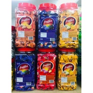 1KG Fruit Plus Chewy Candy Gula Gula Fruit Point HALAL Gula Lembut 4 Flavour