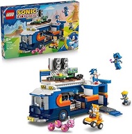 LEGO Sonic the Hedgehog Team Sonic Command Truck Toy 77006, Gaming Merch, Interactive Building Set w