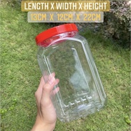 Fish Tank✅🔥Competition Su Tank 3L Bekas Ikan Laga/Guppy/Betta/Balang Plastik Biskut/Fish Tank/Bekas 